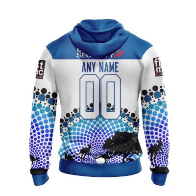 NRL Canterbury-Bankstown Bulldogs Custom Name Number Special Style Pullover Hoodie