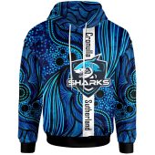 Nrl Cronulla Sutherland Sharks Custom Name Aboriginal Pullover Hoodie 1.jpg - demo10