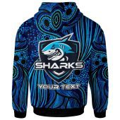 Nrl Cronulla Sutherland Sharks Custom Name Aboriginal Pullover Hoodie 2.jpg - demo10