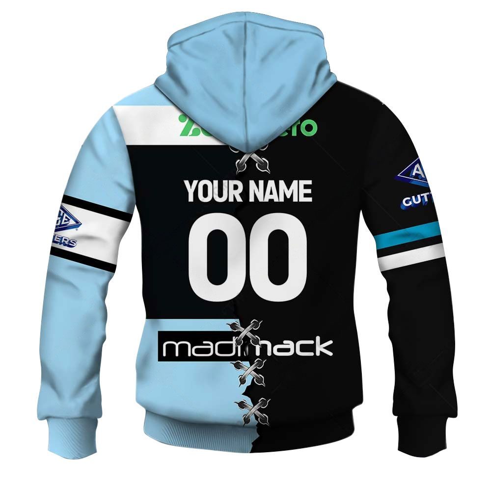NRL Cronulla-Sutherland Sharks Custom Name Number 2023 Mix Jersey V2 Pullover Hoodie NRL Cronulla-Sutherland Sharks Custom Name Number 2023 Mix Jersey V2 Pullover Hoodie