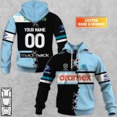 Nrl Cronulla Sutherland Sharks Custom Name Number 2023 Mix Jersey V2 Pullover Hoodie Front Back.jpg - demo10