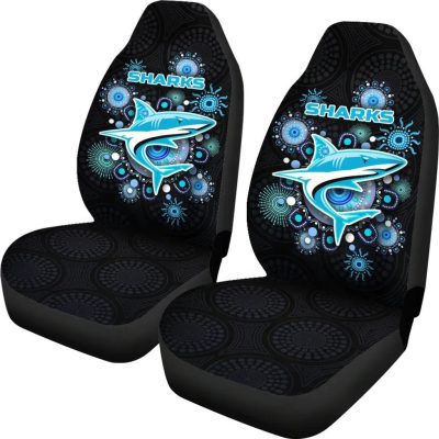 NRL Cronulla-Sutherland Sharks Indigenous Car Seat Covers