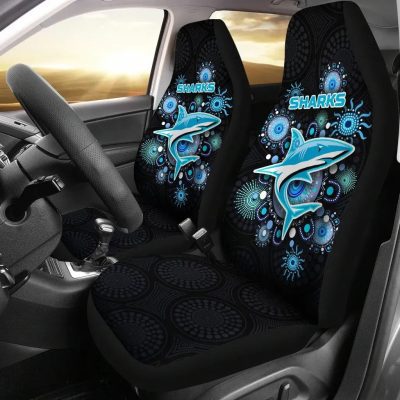 NRL Cronulla-Sutherland Sharks Indigenous Car Seat Covers
