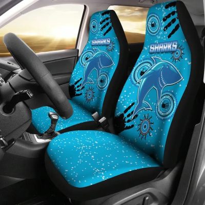 NRL Cronulla-Sutherland Sharks Indigenous Country Style Car Seat Covers