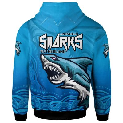 NRL Cronulla-Sutherland Sharks Rugby Team Pullover Hoodie