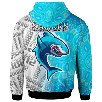 NRL Cronulla-Sutherland Sharks Sport Pullover Hoodie