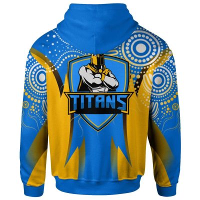 NRL Gold Coast Titans Aboriginal Pullover Hoodie