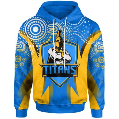 NRL Gold Coast Titans Aboriginal Pullover Hoodie