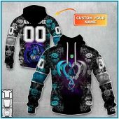 Nrl Gold Coast Titans Custom Name Number Rose Dragon Pullover Hoodie Front Back.jpg - demo10