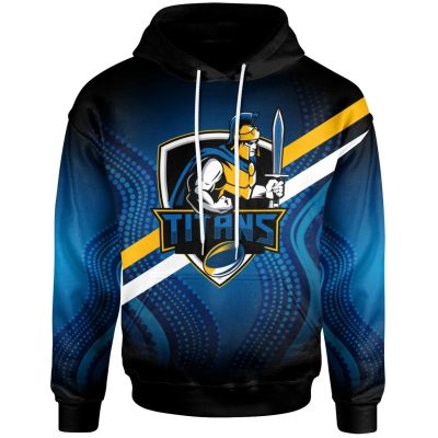 NRL Gold Coast Titans Logo Pullover Hoodie
