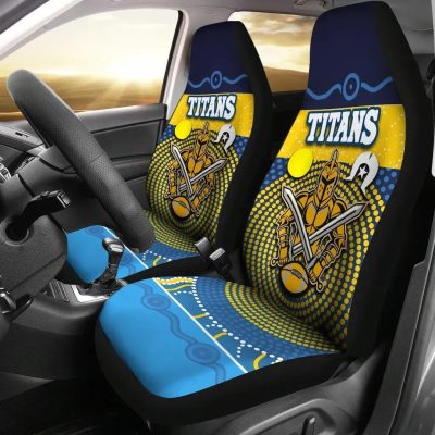 NRL Gold Coast Titans NAIDOC?Indigenous Car Seat Covers