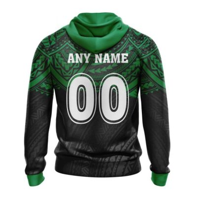 NRL New Zealand Warriors Custom Name Number Polynesian Pullover Hoodie V2