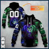 Nrl New Zealand Warriors Custom Name Number Rose Dragon Pullover Hoodie Front Back.jpg - demo10