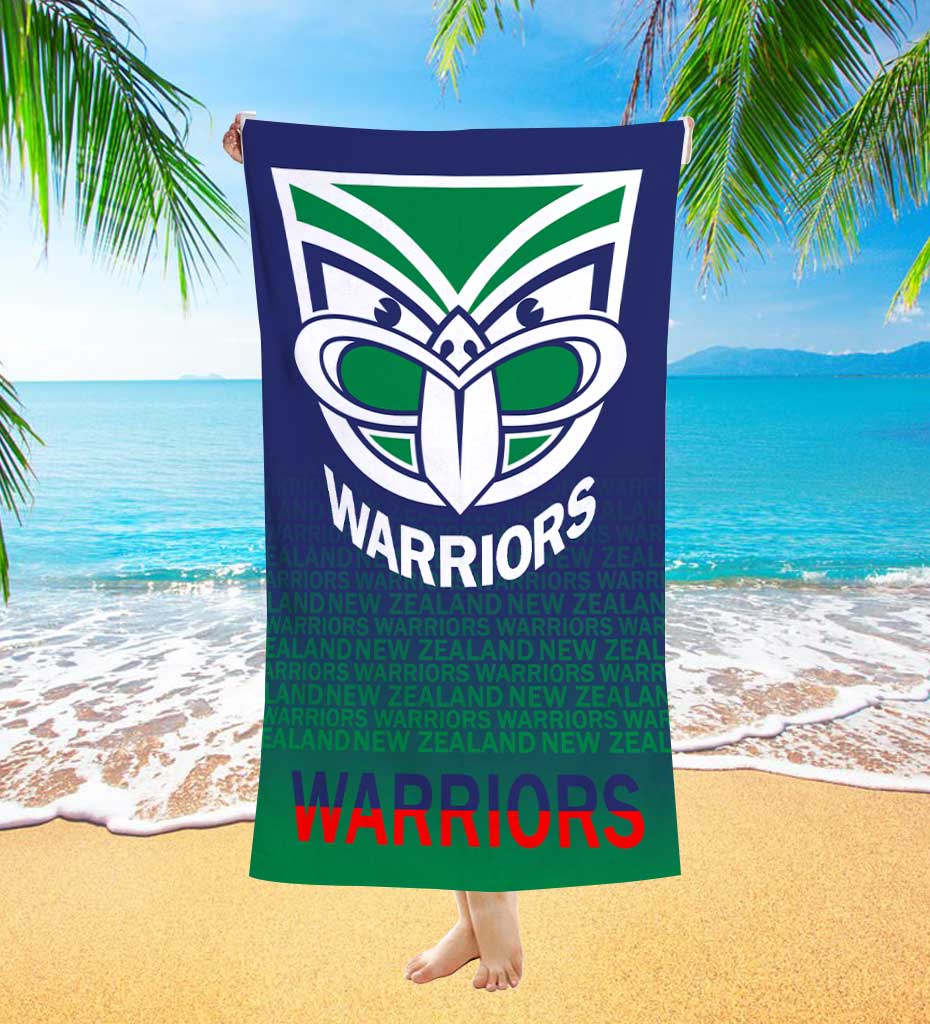 NRL New Zealand Warriors Logo Beach Towel V2 NRL New Zealand Warriors Logo Beach Towel V2