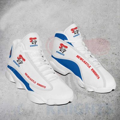 NRL Newcastle Knights White Air Jordan 13 Shoes
