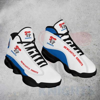NRL Newcastle Knights White Air Jordan 13 Shoes