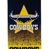 NRL North Queensland Cowboys Beach Towel V2