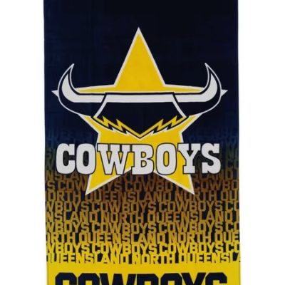 NRL North Queensland Cowboys Beach Towel V2