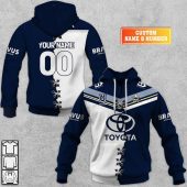 Nrl North Queensland Cowboys Custom Name Number 2023 Mix Jersey V2 Pullover Hoodie Front Back.jpg - demo10