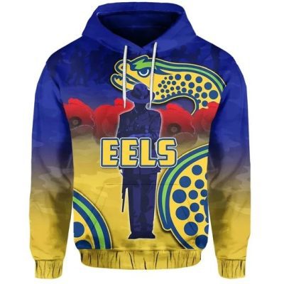 NRL Parramatta Eels ANZAC Day Pullover Hoodie
