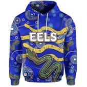 NRL Parramatta Eels Aboriginal Tribal Style Pullover Hoodie