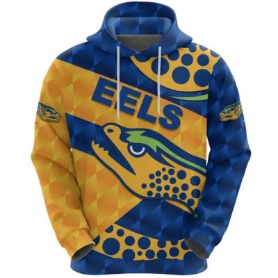 NRL Parramatta Eels Sporty Style Pullover Hoodie