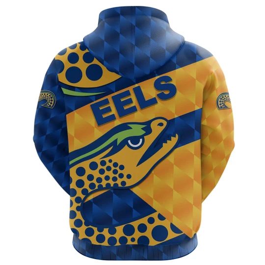 NRL Parramatta Eels Sporty Style Pullover Hoodie NRL Parramatta Eels Sporty Style Pullover Hoodie