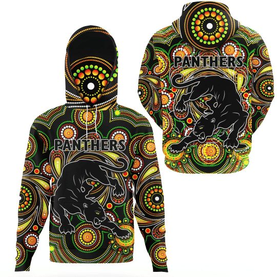NRL Penrith Panthers Indigenous New Pullover Hoodie NRL Penrith Panthers Indigenous New Pullover Hoodie