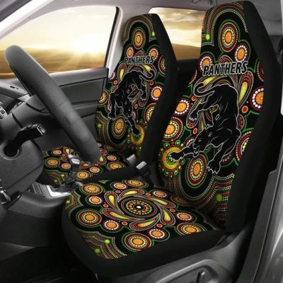 NRL Penrith Panthers Indigenous Vibes Car Seat Covers