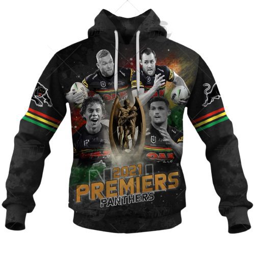 NRL Penrith Panthers Premiers 2021 Pullover Hoodie NRL Penrith Panthers Premiers 2021 Pullover Hoodie
