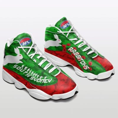 NRL South Sydney Rabbitohs ANZAC Day Air Jordan 13 Shoes