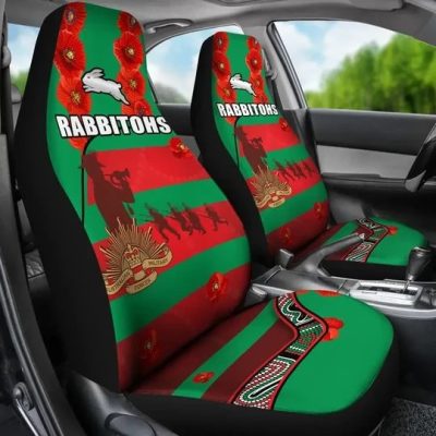 NRL South Sydney Rabbitohs Indigenous Military Car Seat Covers
