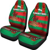 Nrl South Sydney Rabbitohs Indigenous Military Car Seat Covers 2.jpg - demo10