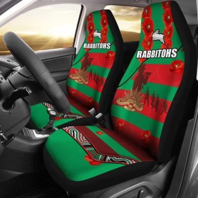 NRL South Sydney Rabbitohs Indigenous Military Car Seat Covers