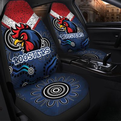 NRL Sydney Roosters Cool Black Car Seat Covers