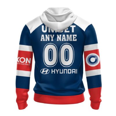 NRL Sydney Roosters Custom Name Number 2024 Home Jerey Pullover Hoodie