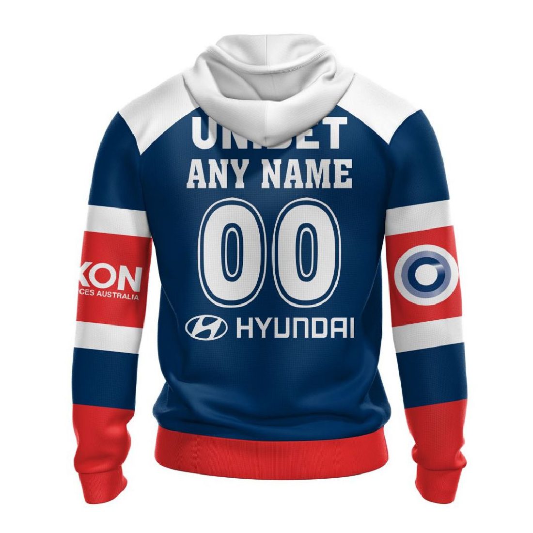 NRL Sydney Roosters Custom Name Number 2024 Home Jerey Pullover Hoodie NRL Sydney Roosters Custom Name Number 2024 Home Jerey Pullover Hoodie