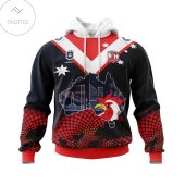Nrl Sydney Roosters Custom Name Number Red Black Pullover Hoodie 1.jpg - demo10