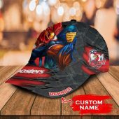 Nrl Sydney Roosters Custom Name Rocky Mascot Scratch Classic Cap Left.jpg - demo10