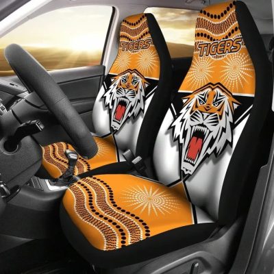 NRL Wests Tigers Indigenous Car Seat Covers
