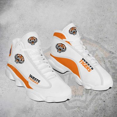 NRL Wests Tigers White Air Jordan 13 Shoes