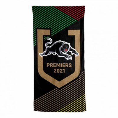 NRL Penrith Panthers Premiers 2021 Beach Towel