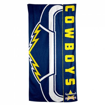 NRL North Queensland Cowboys Beach Towel V1