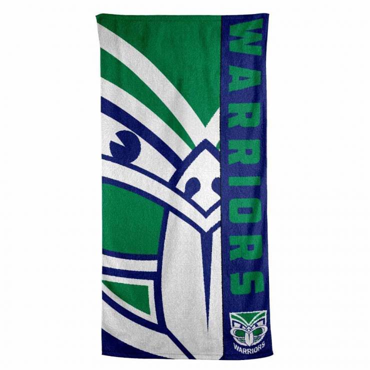 NRL New Zealand Warriors Logo Beach Towel V1 NRL New Zealand Warriors Logo Beach Towel V1