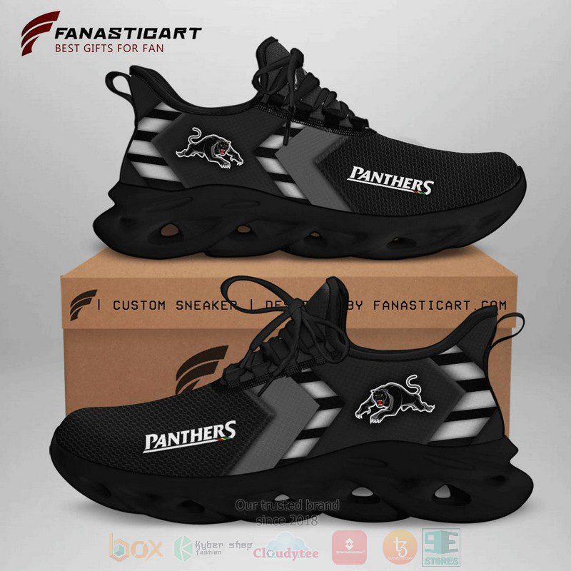 NRL Penrith Panthers Black Max Soul Shoes NRL Penrith Panthers Black Max Soul Shoes