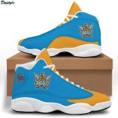 NRL Gold Coast Titans Blue Gold Air Jordan 13 Shoes
