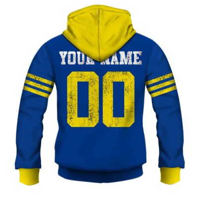 NRL Parramatta Eels Custom Name Number Retro Flag Jersey 1947 Pullover Hoodie