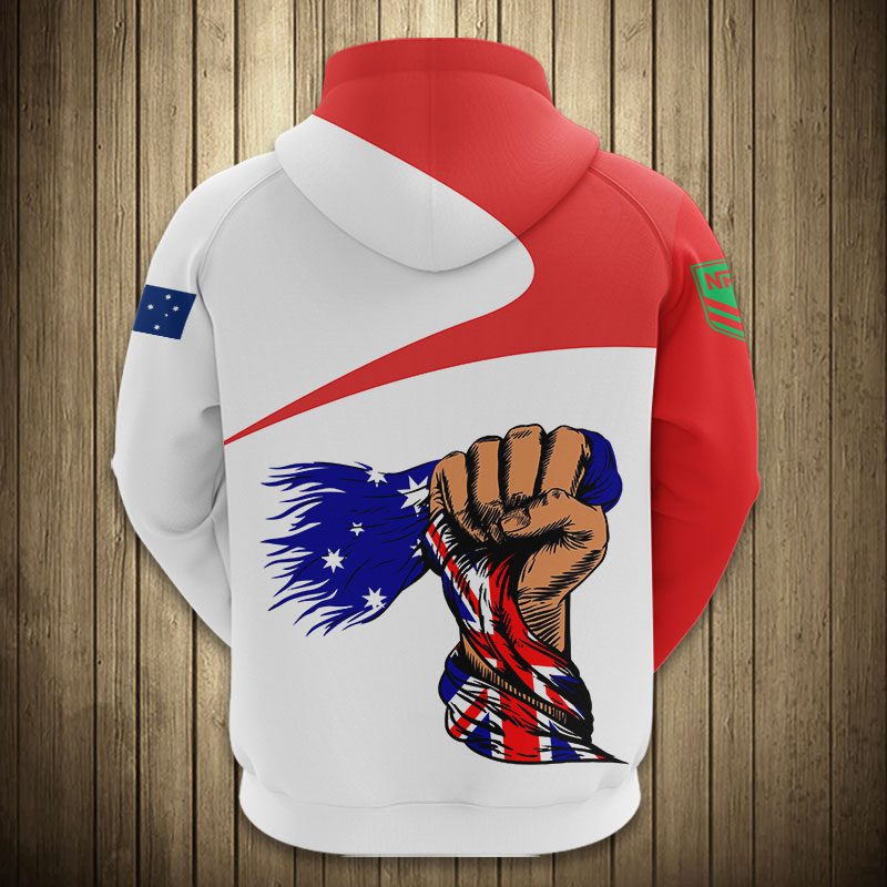 NRL Sydney Roosters Australian Flag Pullover Hoodie NRL Sydney Roosters Australian Flag Pullover Hoodie