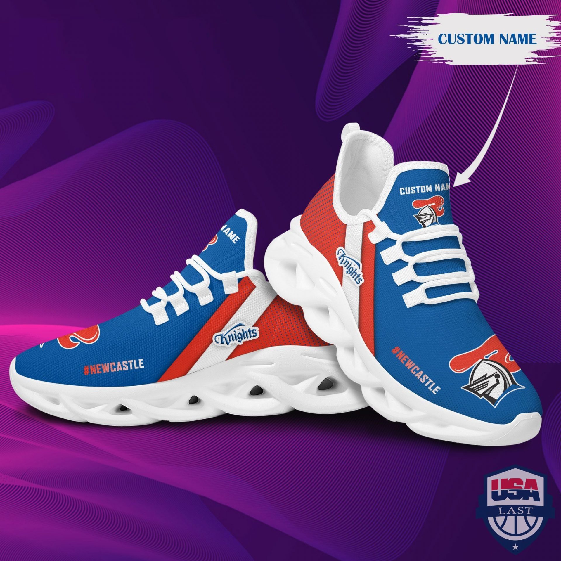 NRL Newcastle Knights Max Soul Shoes V6 NRL Newcastle Knights Max Soul Shoes V6