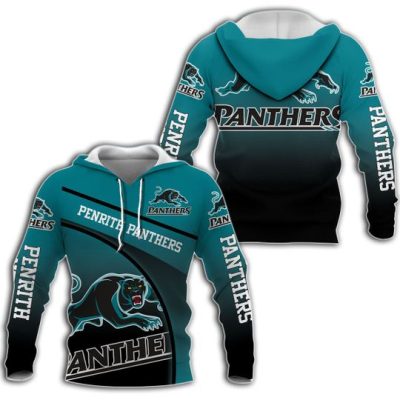 NRL Penrith Panthers Blue Black Pullover Hoodie